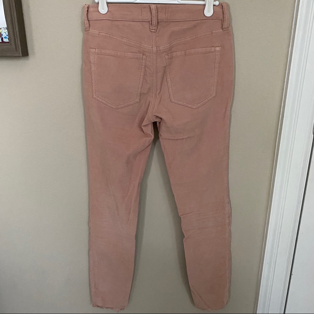 Free People Dusty Pink Velvet Pants - 24 - Picture 3 of 6